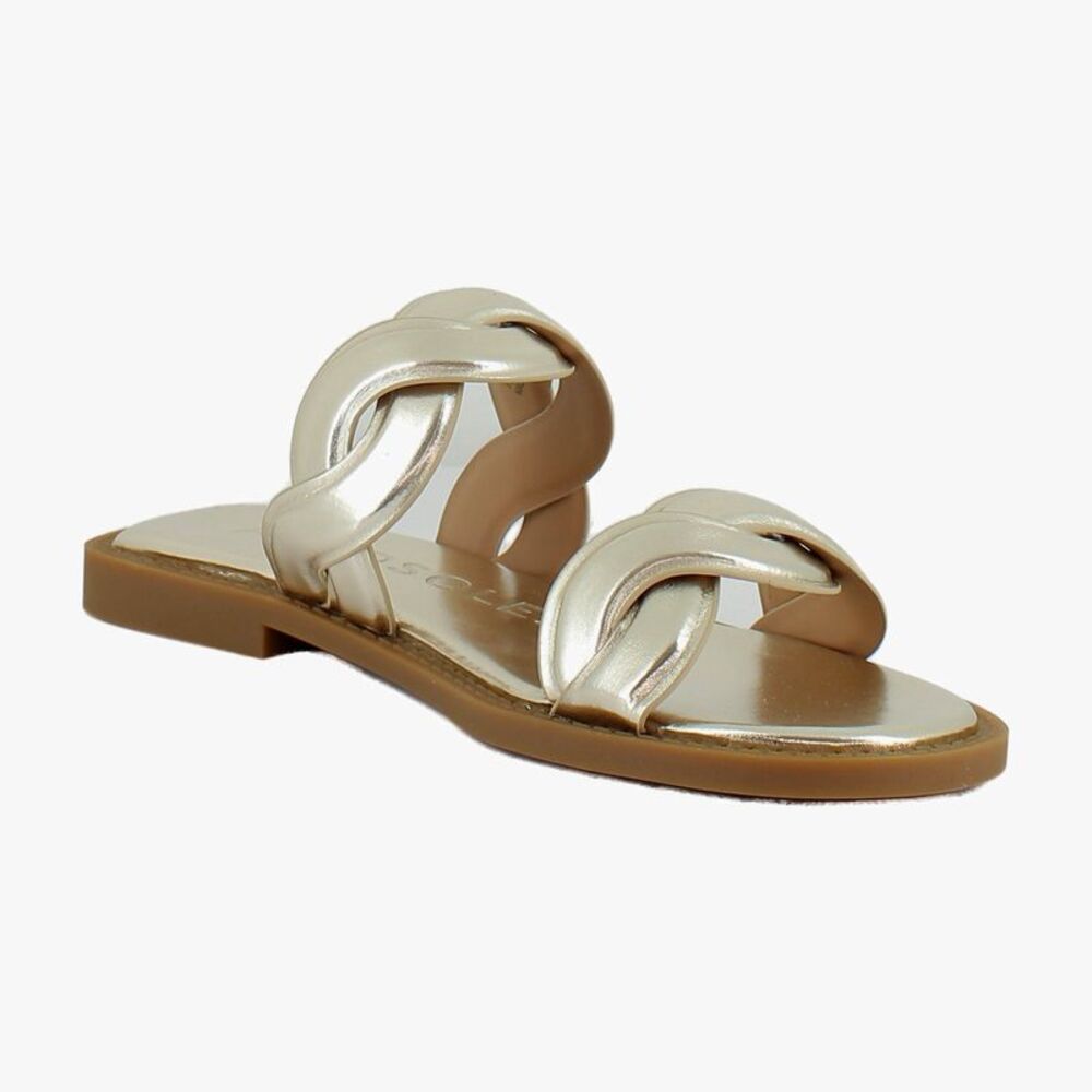 Aerosoles Colette Gold Metal Faux Leather